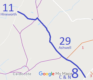 Map showing Ashwell 29
