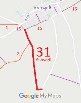 Map showing Ashwell 31