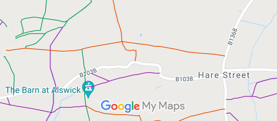 Map showing Hormead 15