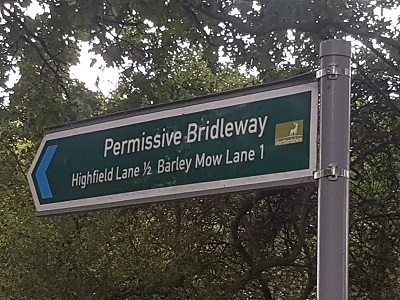 Photograph of Colney Heath permissive bridleway 1