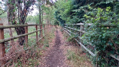 Photograph of Enfield 330 bridleway looking south