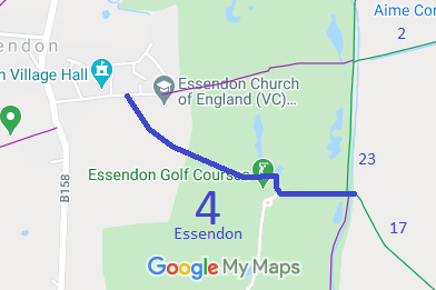 Map showing Essendon 4