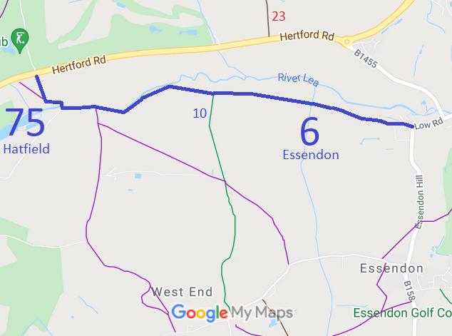 Map showing Essendon 6