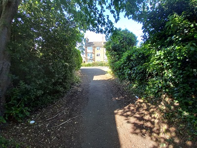 Photograph of Hertford 94 heading north