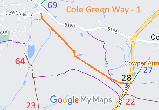 Link to Part 1 of the Cole Green Way