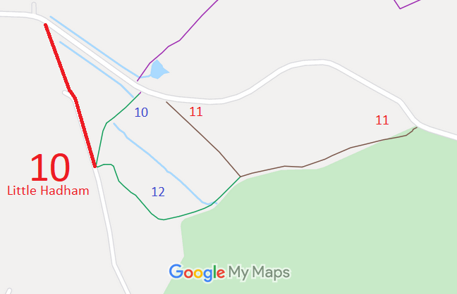 Map showing Little Hadham 10