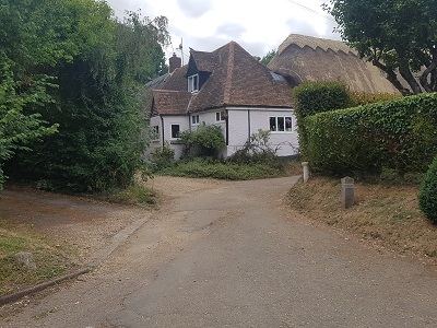 Photograph of northern end of Rushden and Wallington 37 byway