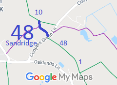 Map showing Sandridge 48