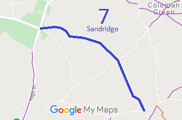 Map showing Sandridge 7
