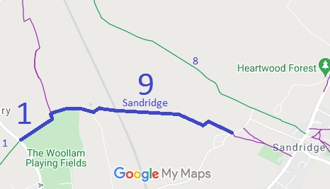 Map showing St Michael Rural 1A