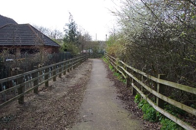Photograph of Stevenage Horse and Pony Route south of Tescos