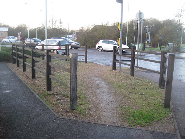 Photograph of horse waiting area