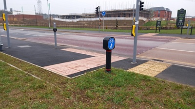 Photograph of route from Stevenage 103 to Stevenage 22 bridleways