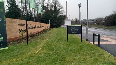 Photograph of route from Stevenage 103 to Stevenage 22 bridleways