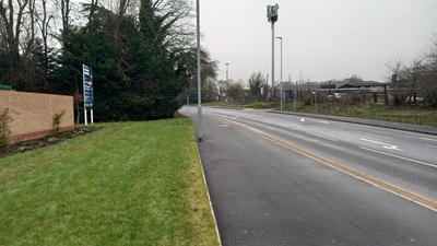 Photograph of route from Stevenage 103 to Stevenage 22 bridleways