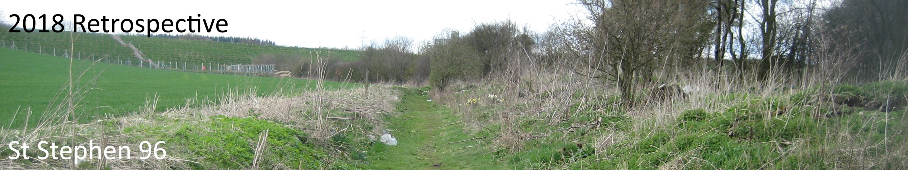 2018 Retrospective - Image of St Stephen 96 byway Featherbed Lane East